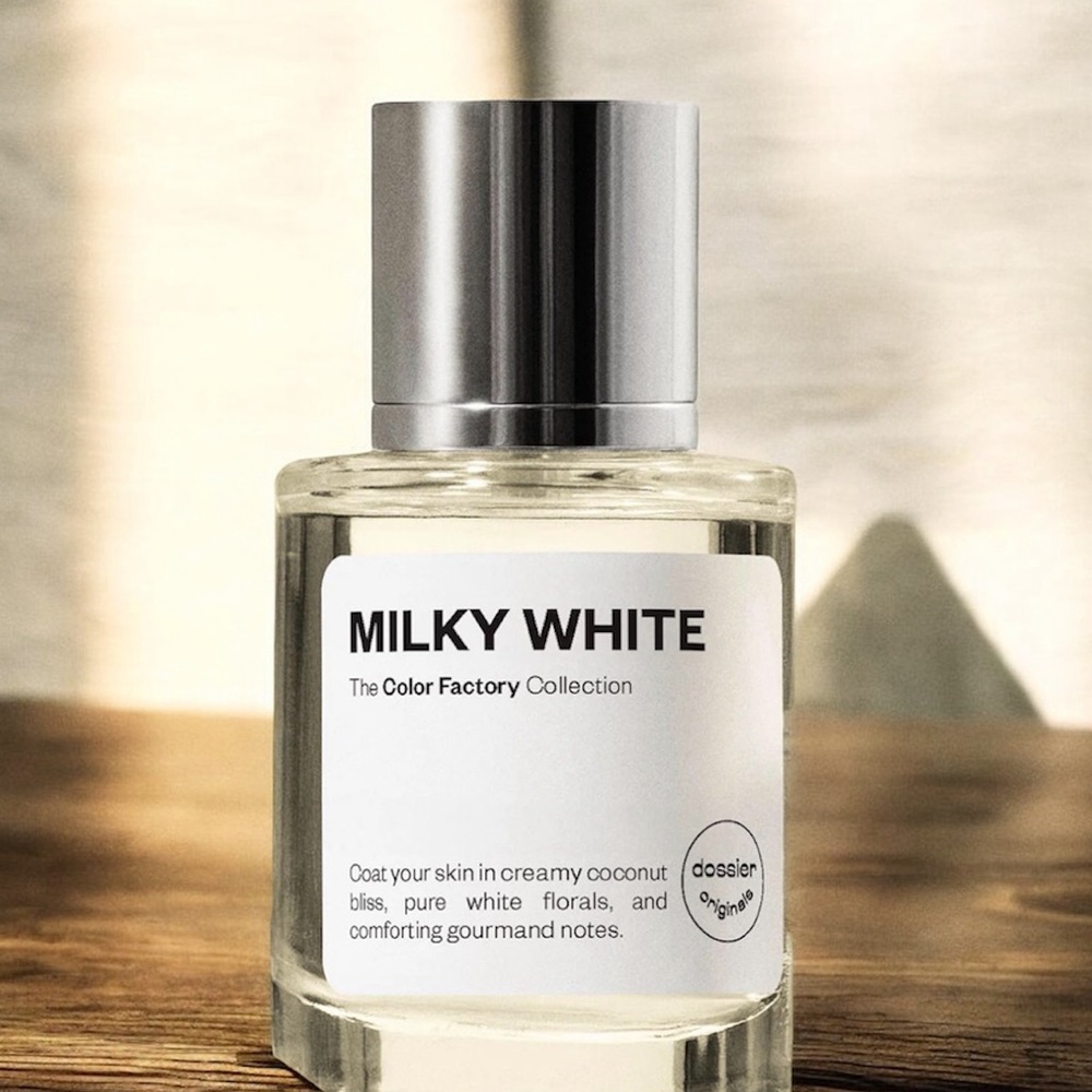 Dossier Milky White Eau de Parfum, Unisex / Coconut, Warm, Vanilla (50ml) / NIB